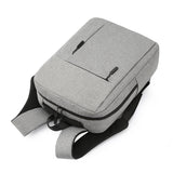 Premium Grey Fashion Backpack: Spacious, Durable, & Travel-Friendly – Free Your Hands for Daily Commute
