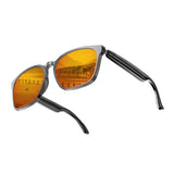 Ai Translation Smart Glasses with Bluetooth for Men Women with 140 Language Color-Change Lens Clear Headphone with Speaker Sunglasses