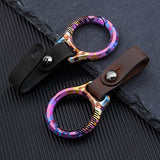 Luxury Titanium Key Chain Magnetic Spin Rotary for Car Key Ring Connector Anti-off Holder Men EDC Quickdraw Buckle Male Gadgets