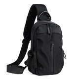 Waterproof Lightweight Crossbody Bag with Multiple Pockets for Men & Women – Durable Nylon Chest Bag for Travel, Hiking & Daily Use