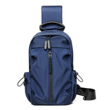 Waterproof Lightweight Crossbody Bag with Multiple Pockets for Men & Women – Durable Nylon Chest Bag for Travel, Hiking & Daily Use