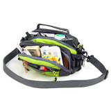 Waterproof waist bag with two water bottle holders for camping wanderlust