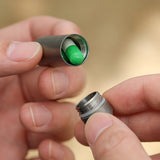 Mini Sealed Waterproof Pill Box Pure Titanium Perfume Storage Case