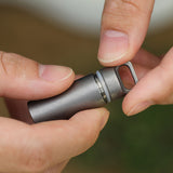 Mini Sealed Waterproof Pill Box Pure Titanium Perfume Storage Case
