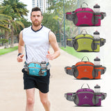 Outdoor Waist Bag with Bottle Holder Cycling Fanny Pack Multifuction Running Bag