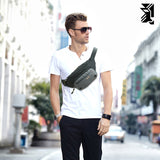 Fashion Man Waist Bag Fanny Pack Waterproof Chest Pack