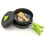 Camping Cookware Bowl Pot Pan Cooking System Outdoor Cooker 