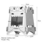 Camping Stove Stainless Steel Backpacking Stove