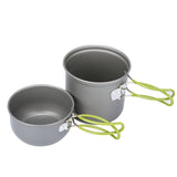 Camping Hiking Foldable Cookware Set Pot Pan