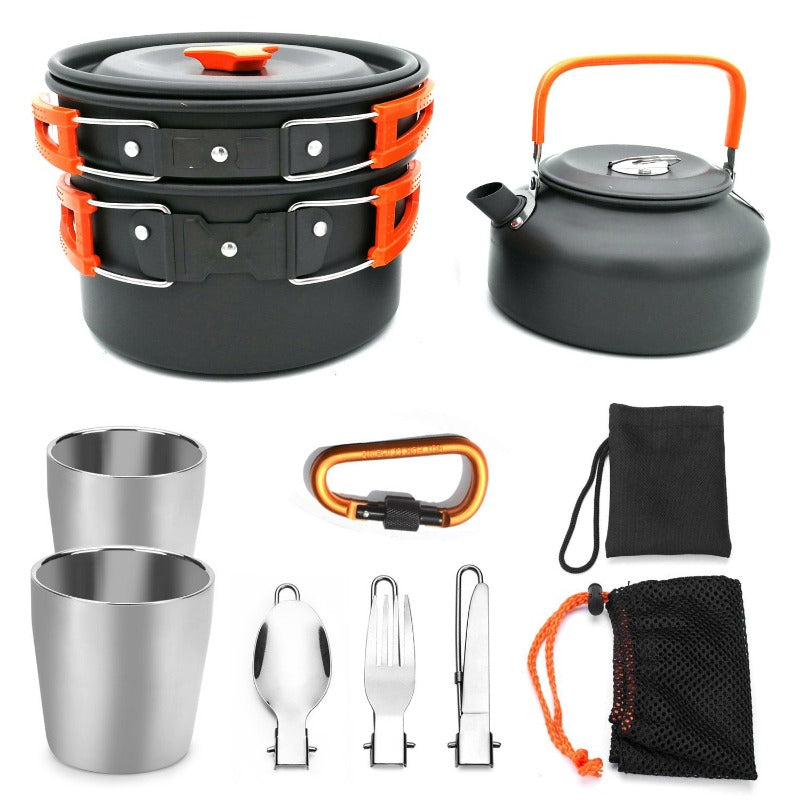 Camping Cookware Set, Camping Affordable Cook kits