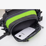 Waterproof waist bag with two water bottle holders for camping wanderlust