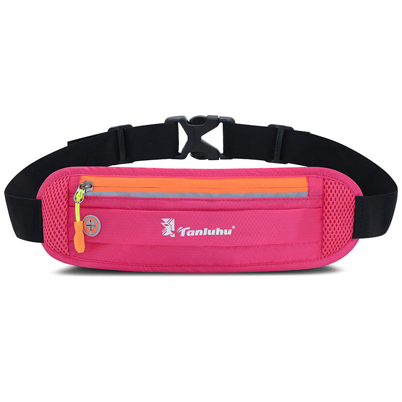 Rose red bum bag for young runners