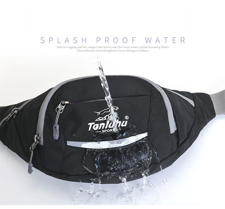 Wautton Outdoor Fanny Pack Bum Bag Big Campacity Water Resistant Nylon
